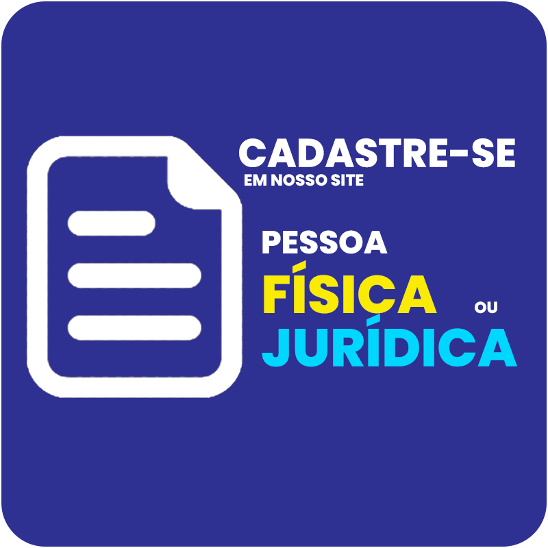 Cadastre-se em nosso site!